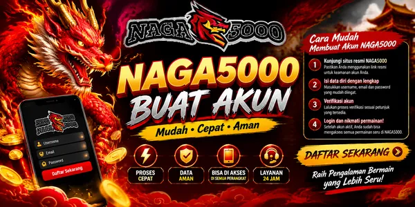 NAGA5000 buat akun