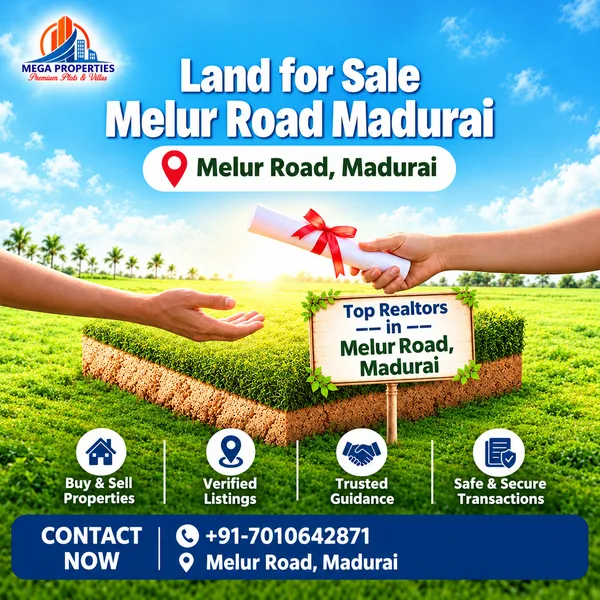Find the Best Land for Sale Melur Road Madurai for Home and Investment