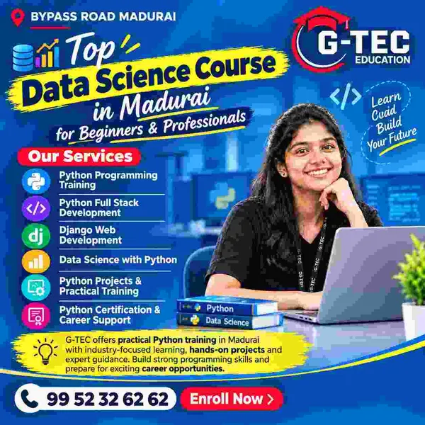 Top Data Science Course in Madurai for Beginners & Professionals
