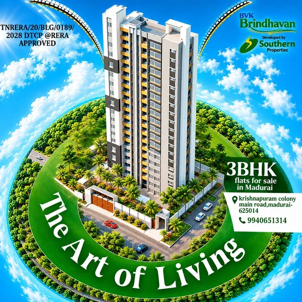 3BHK Apartments in Madurai – A Complete Guide to Comfortable and Modern Living