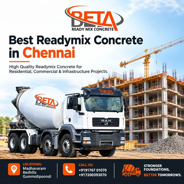 Readymix Concrete in Chennai: The Complete Guide to Quality RMC Supply and Delivery