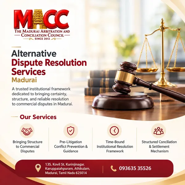 Alternative Dispute Resolution Services in Madurai: Settle Disputes Without Years in Court