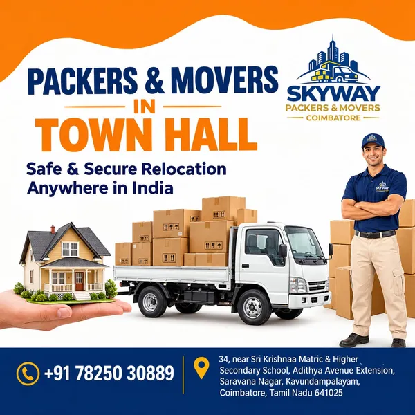 Packers and Movers in Town Hall, Coimbatore: Your Complete Guide to a Stress-Free Move