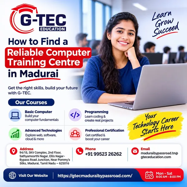 How to Find a Reliable Computer Training Centre in Madurai