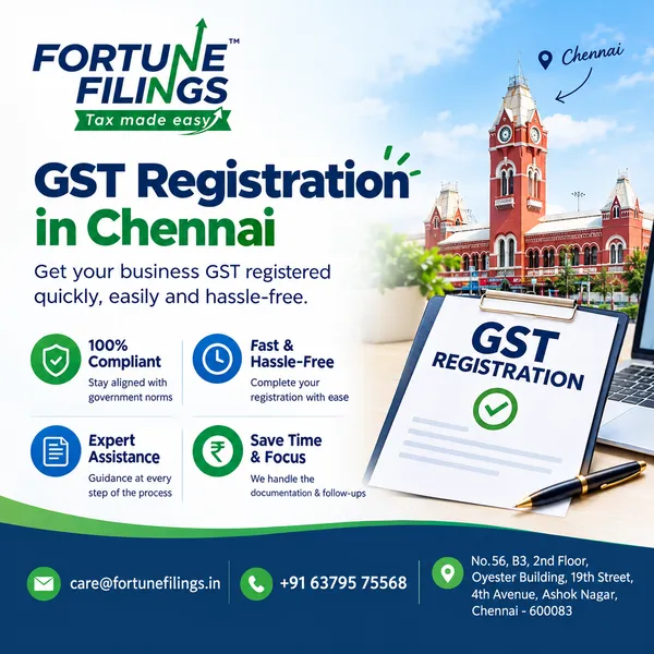 Online GST Registration in Chennai: Easy Process for New Businesses