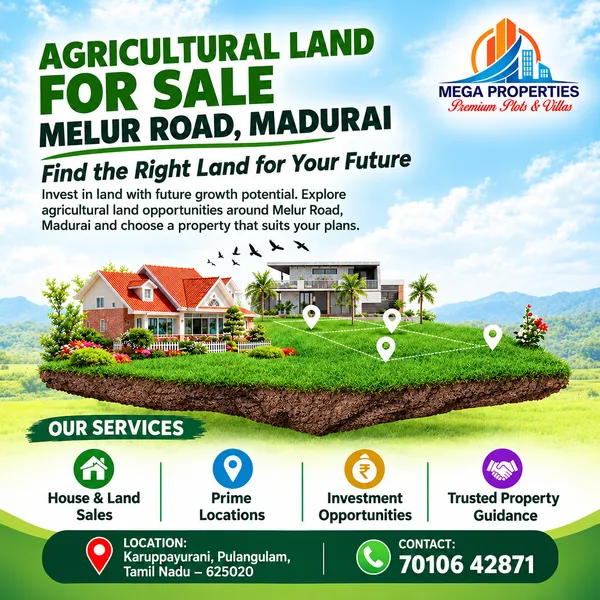 Agricultural Land for Sale Melur Road Madurai: Find the Right Land for Your Future