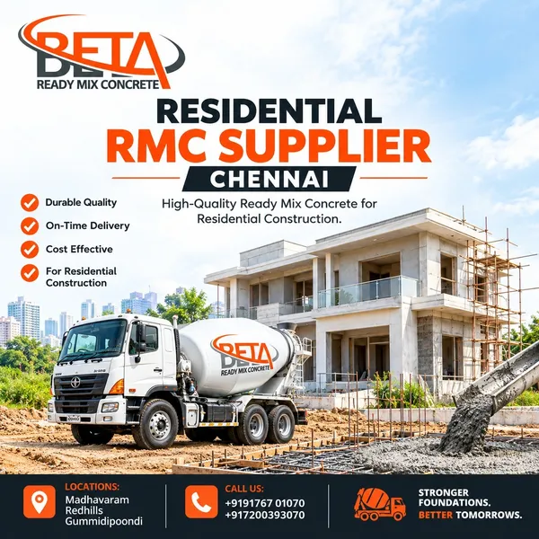 Readymix Concrete in Chennai: Grades, Price per m³ and How to Choose a Reliable RMC Supplier