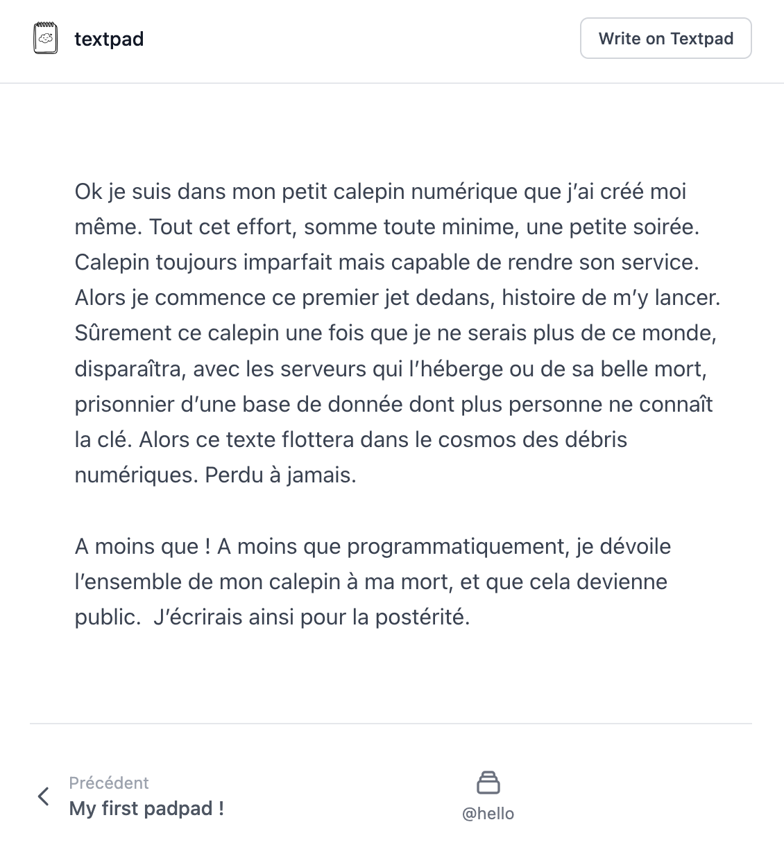 Writing your first article