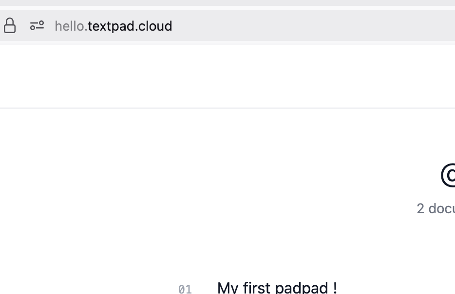 Personal URL settings