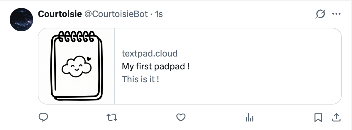 Twitter share preview
